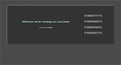 Desktop Screenshot of linus-geisler.de
