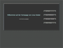 Tablet Screenshot of linus-geisler.de